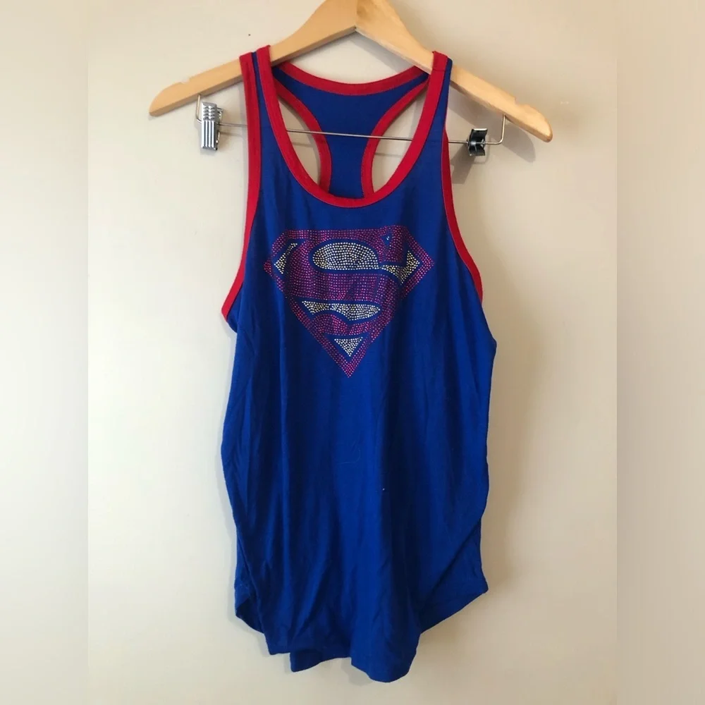 5/$15 • Superman Tank Top - Picture 2 of 3